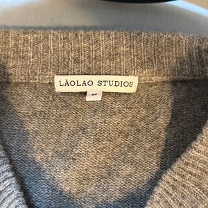 LÅOLAO STUDIOS Gray Knit Sweater